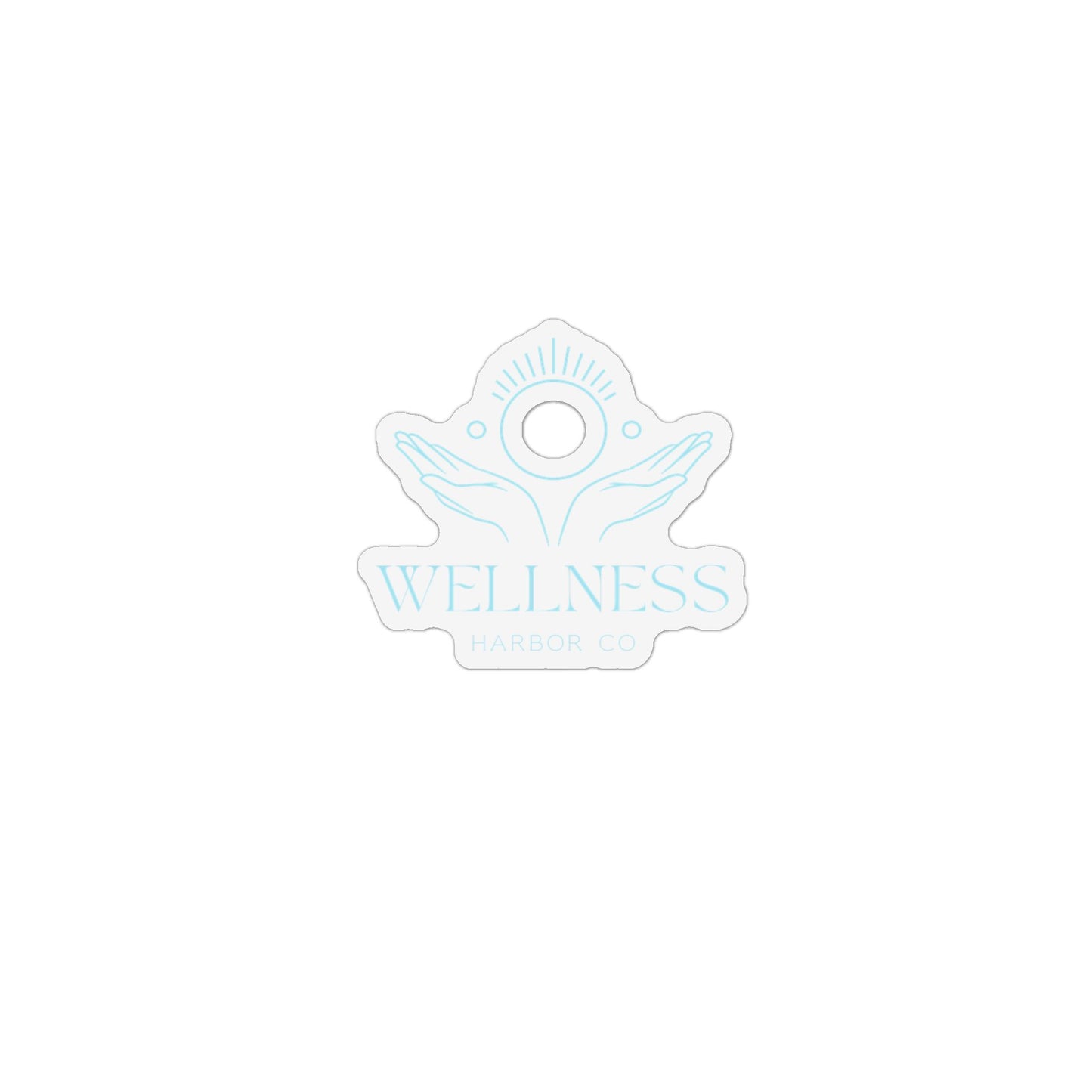 Wellness Spa Logo Custom Shape Magnet — Personalized Fridge & Office Magnet