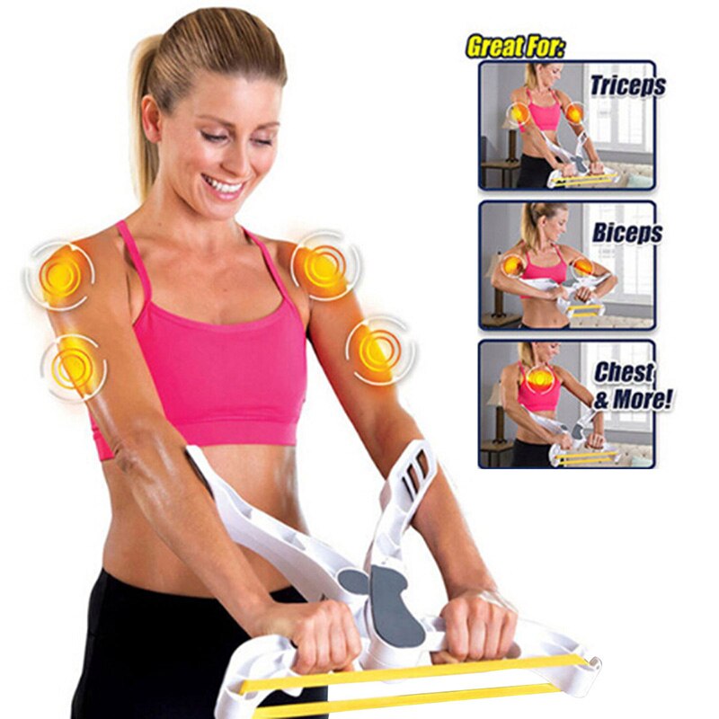 Upper Body Hand Grip Strength Trainer Forearm Wrist Fitness Gym Device