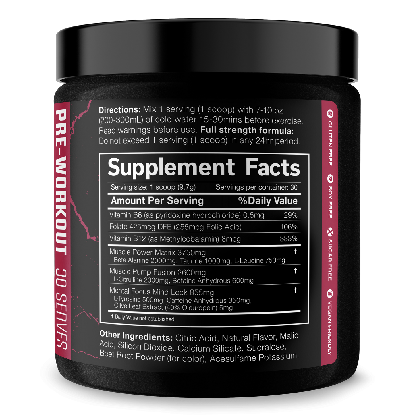 The Shadow Pre-Workout Energy Focus & Performance Booster