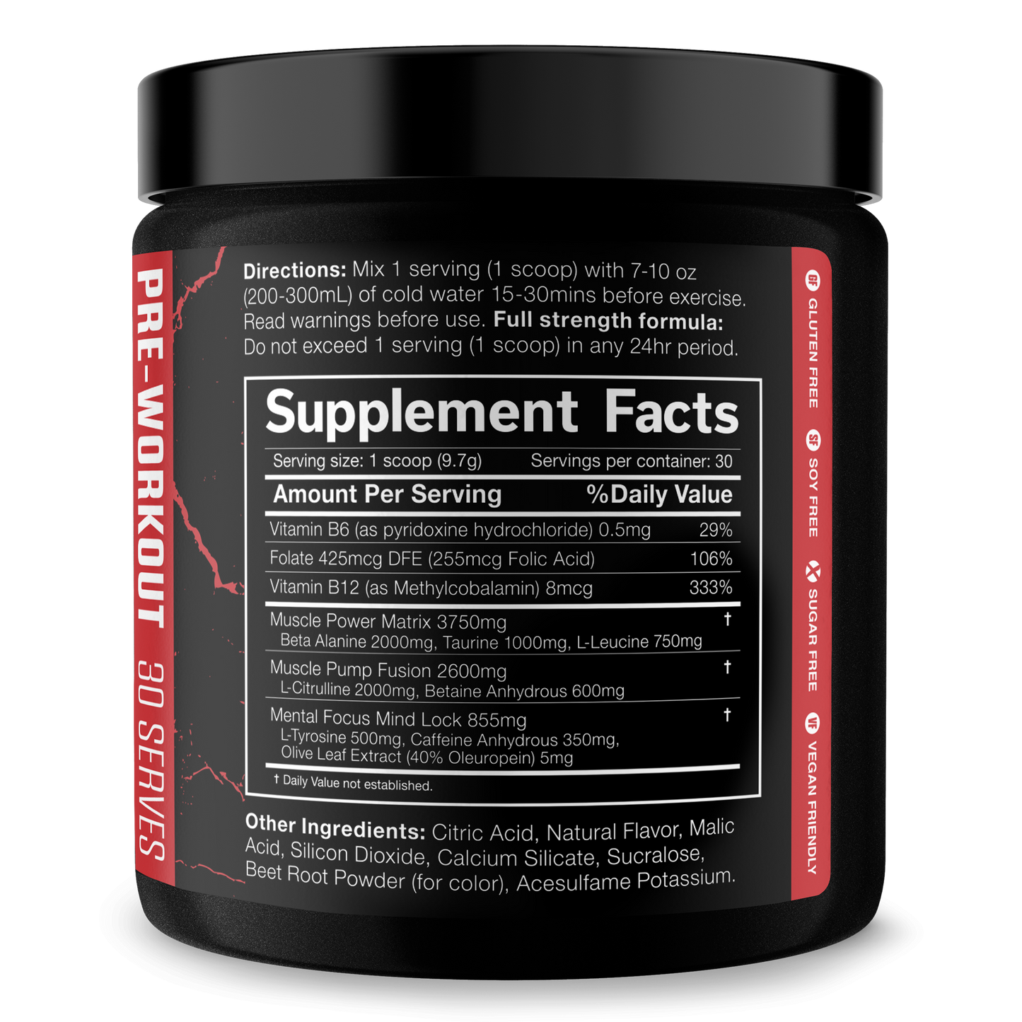 The Shadow Pre-Workout Energy Focus & Performance Booster