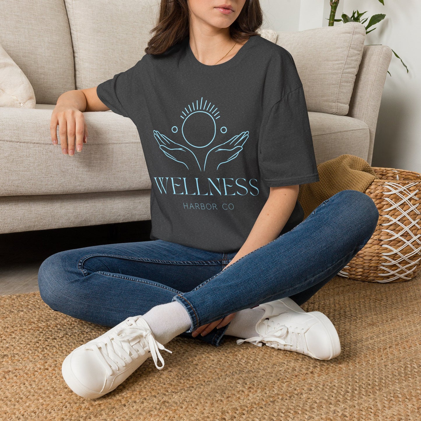 Spiritual Sunrise T-Shirt — "Shine" Minimalist Yoga Tee