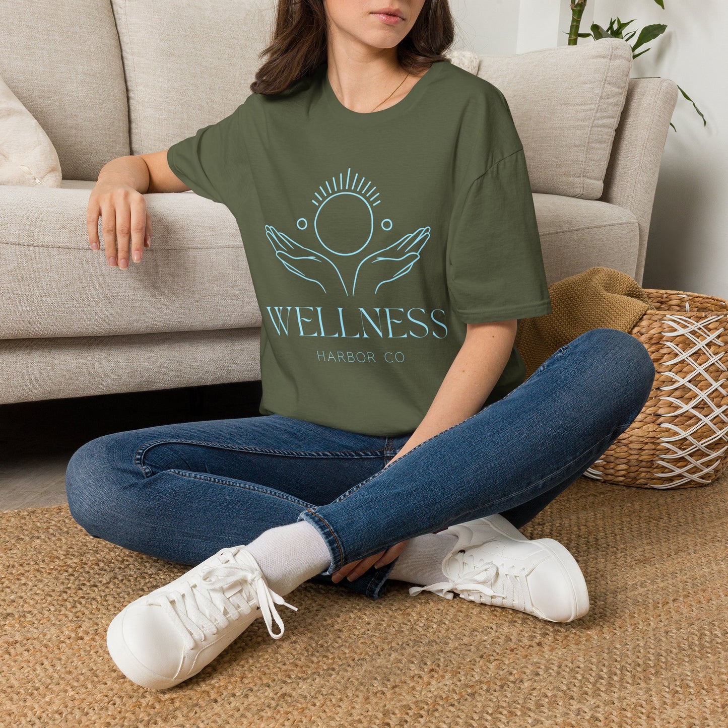 Spiritual Sunrise T-Shirt — "Shine" Minimalist Yoga Tee