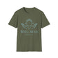 Spiritual Sunrise T-Shirt — "Shine" Minimalist Yoga Tee
