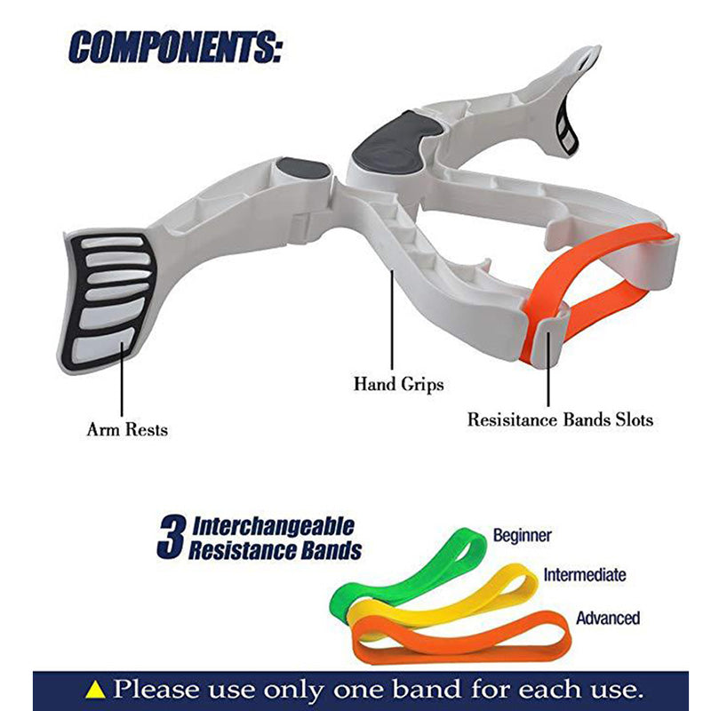 Upper Body Hand Grip Strength Trainer Forearm Wrist Fitness Gym Device