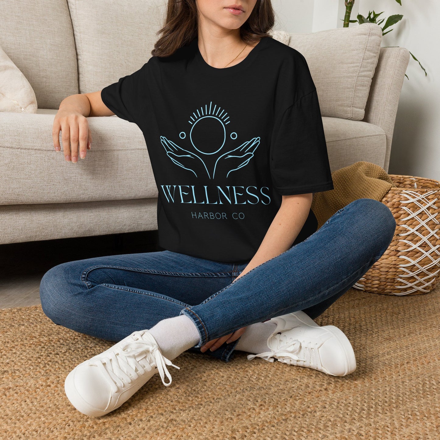 Spiritual Sunrise T-Shirt — "Shine" Minimalist Yoga Tee