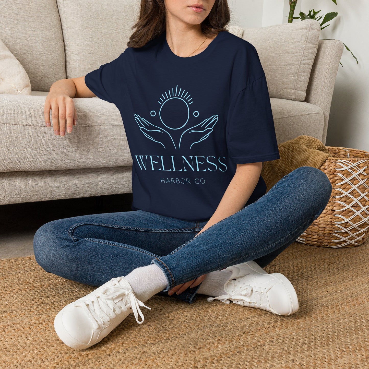 Spiritual Sunrise T-Shirt — "Shine" Minimalist Yoga Tee