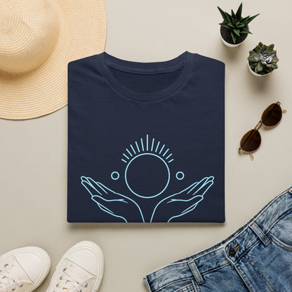 Spiritual Sunrise T-Shirt — "Shine" Minimalist Yoga Tee