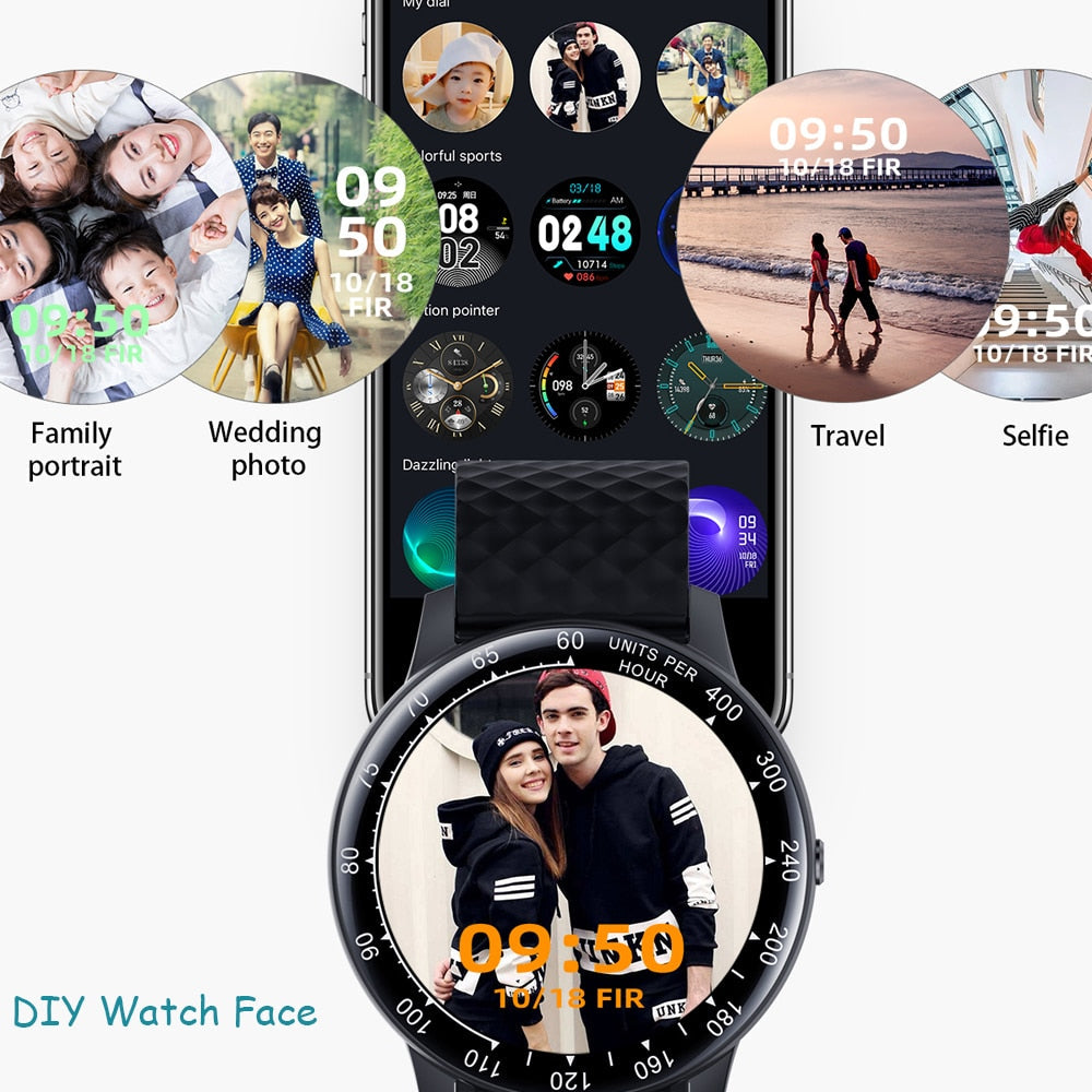 Smart Fitness Tracker Watch Heart Rate Blood Pressure Monitor Smart Band