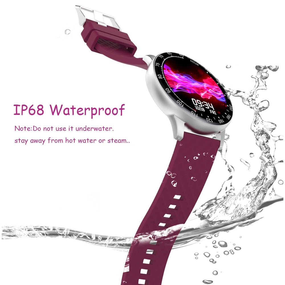 Smart Fitness Tracker Watch Heart Rate Blood Pressure Monitor Smart Band