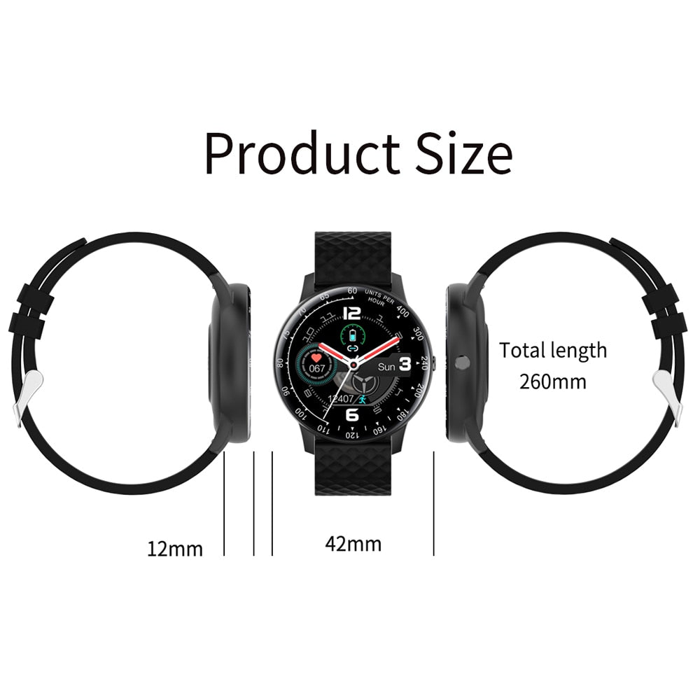Smart Fitness Tracker Watch Heart Rate Blood Pressure Monitor Smart Band