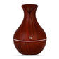130ml Wood Grain Vase Essential Oil Diffuser Aromatherapy Humidifier