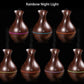 130ml Wood Grain Vase Essential Oil Diffuser Aromatherapy Humidifier