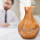 130ml Wood Grain Vase Essential Oil Diffuser Aromatherapy Humidifier