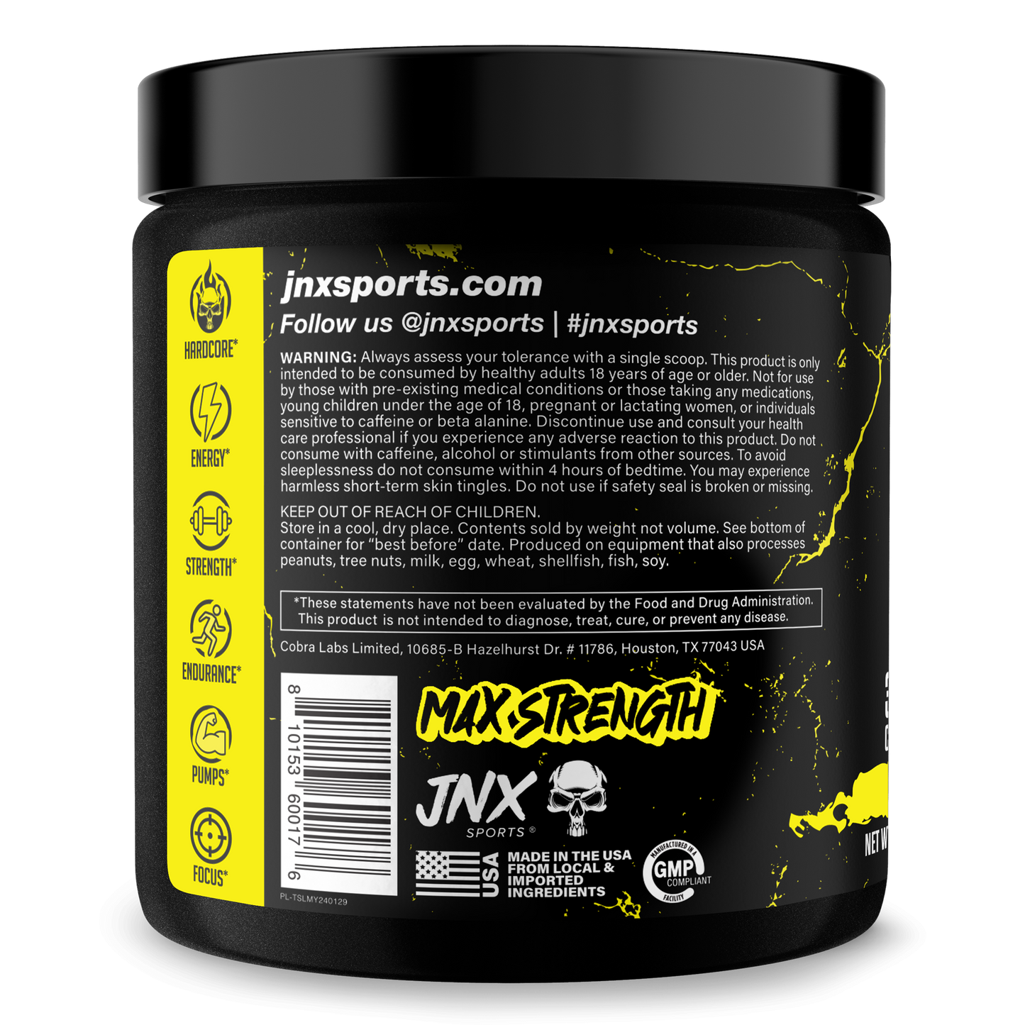 The Shadow Pre-Workout Energy Focus & Performance Booster