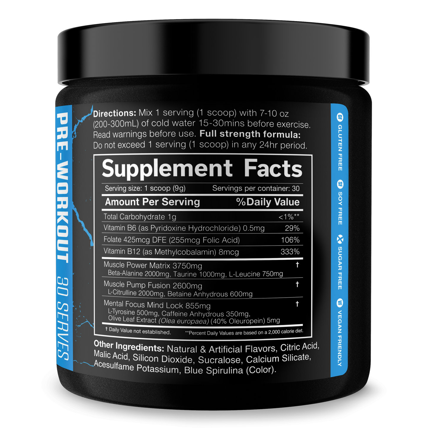 The Shadow Pre-Workout Energy Focus & Performance Booster
