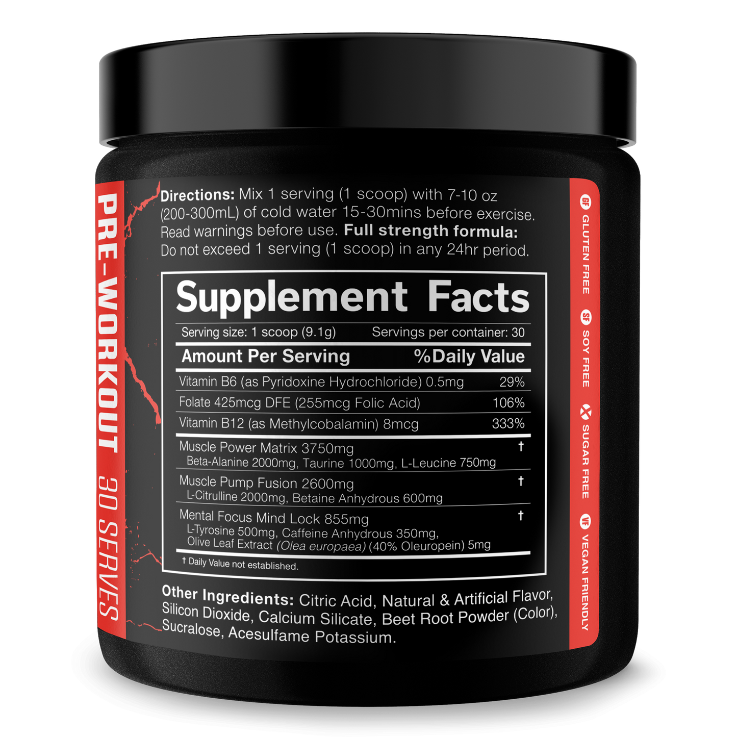 The Shadow Pre-Workout Energy Focus & Performance Booster