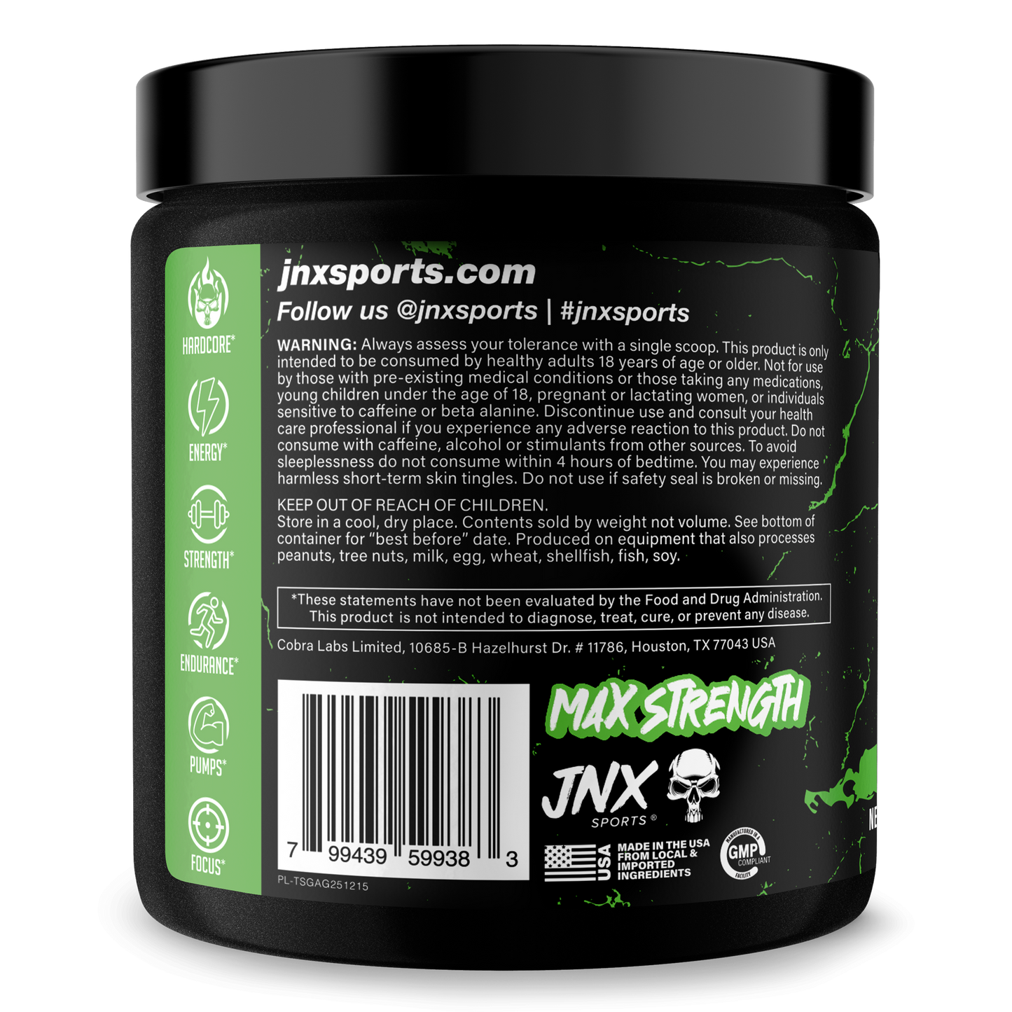 The Shadow Pre-Workout Energy Focus & Performance Booster