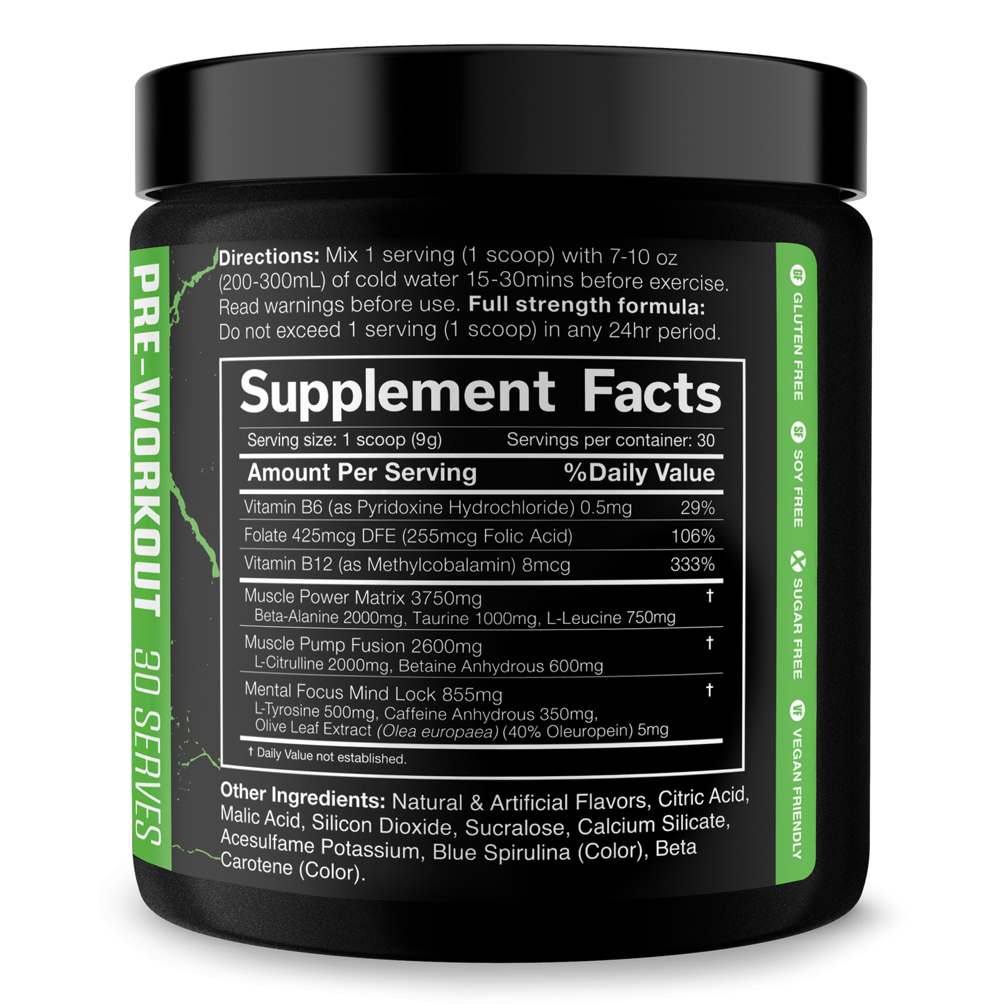 The Shadow Pre-Workout Energy Focus & Performance Booster