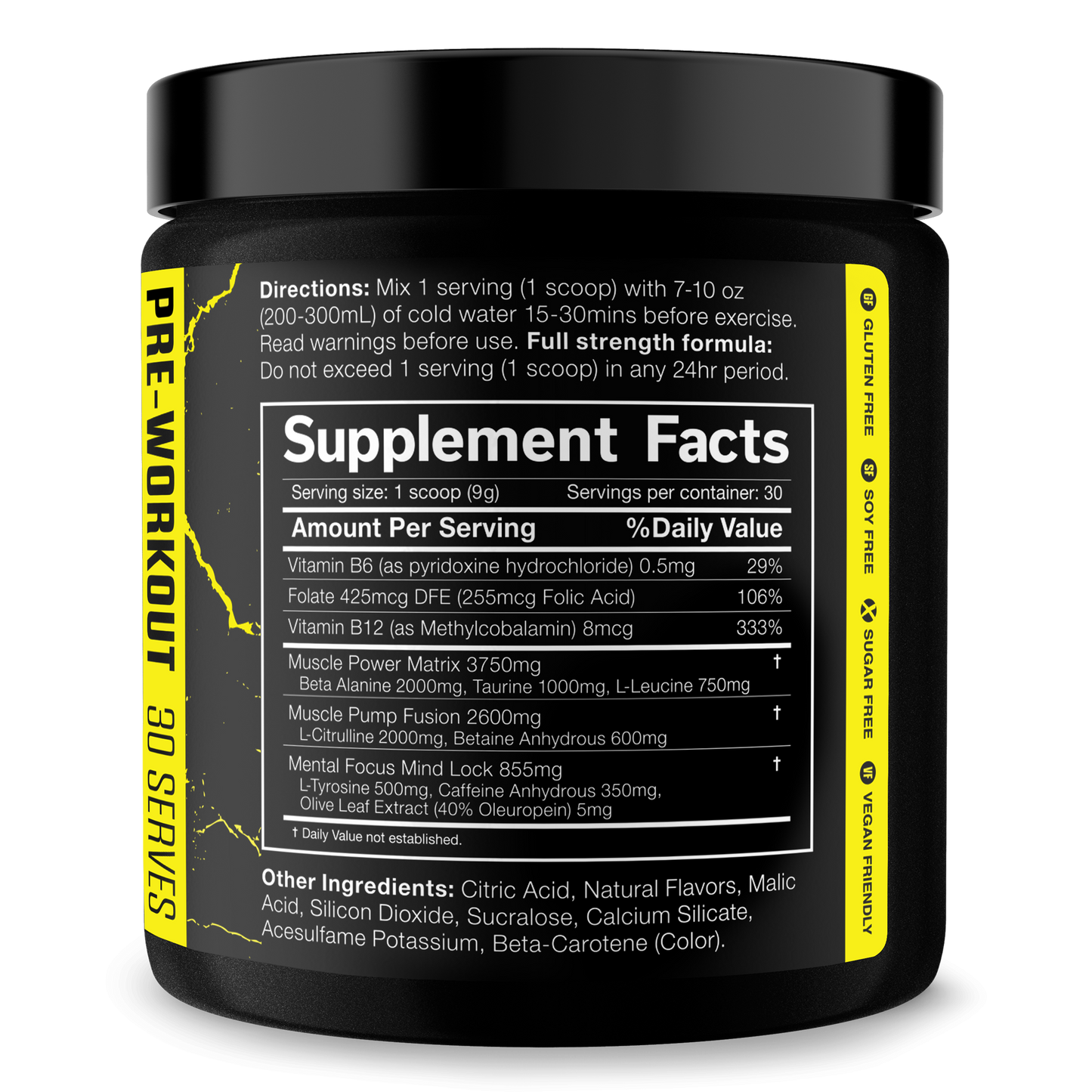 The Shadow Pre-Workout Energy Focus & Performance Booster