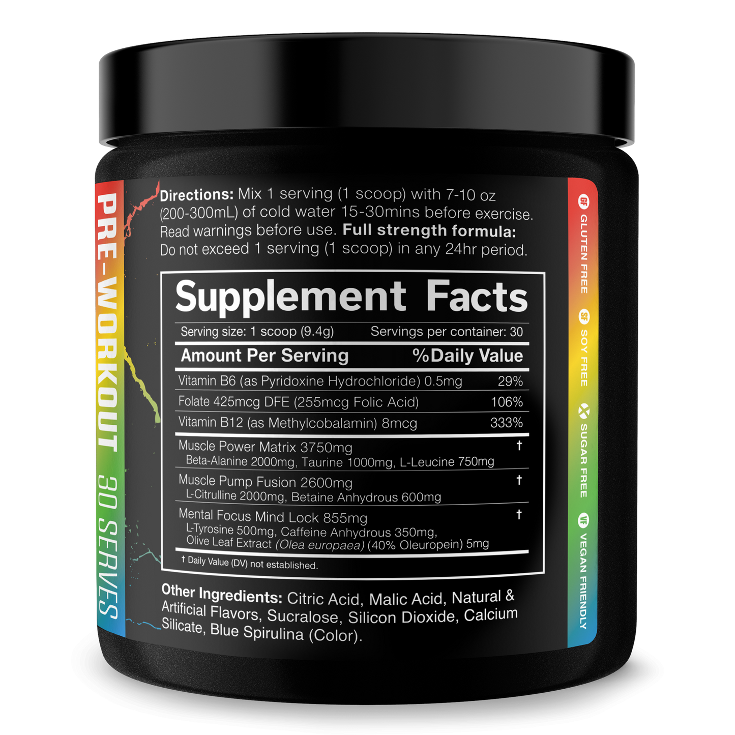 The Shadow Pre-Workout Energy Focus & Performance Booster