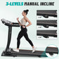 Merax Electric Folding Treadmill Motorized Running Machine with Speakers