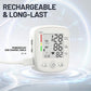 Digital Wrist Blood Pressure Monitor Automatic BP Cuff Voice LCD Display