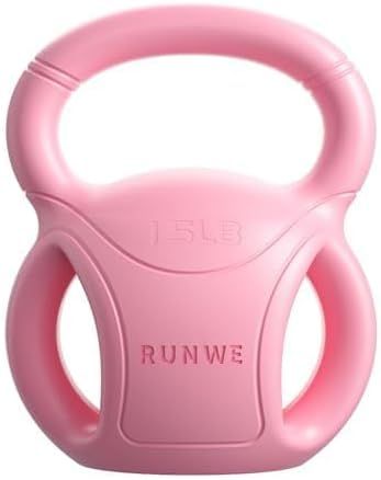 3-Handle Kettlebell Weight 5–20 lb Core Training & Home Gym Fitness