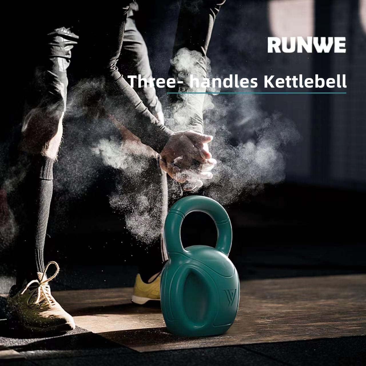 3-Handle Kettlebell Weight 5–20 lb Core Training & Home Gym Fitness