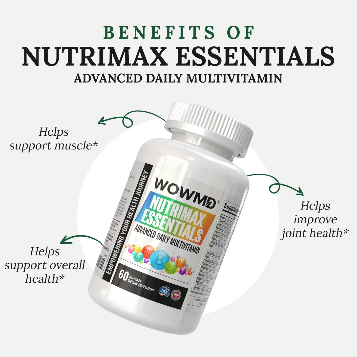 Essentials Advanced Daily Multivitamin Complete Nutrient Support